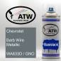 Preview: Chevrolet, Barb Wire Metallic, WA633D / GNO: 400ml Sprühdose, von ATW Autoteile West.